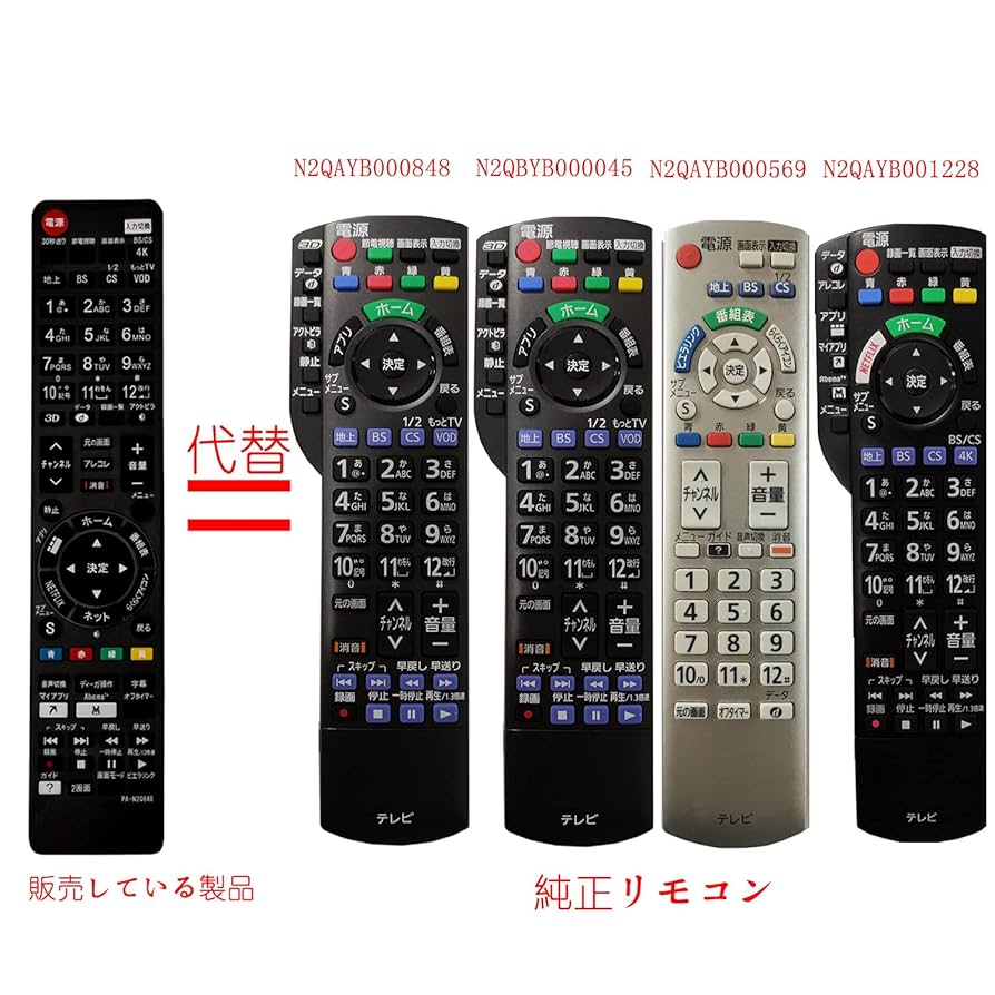 Amazon | PerFascin 代用リモコン replace for パナソニック